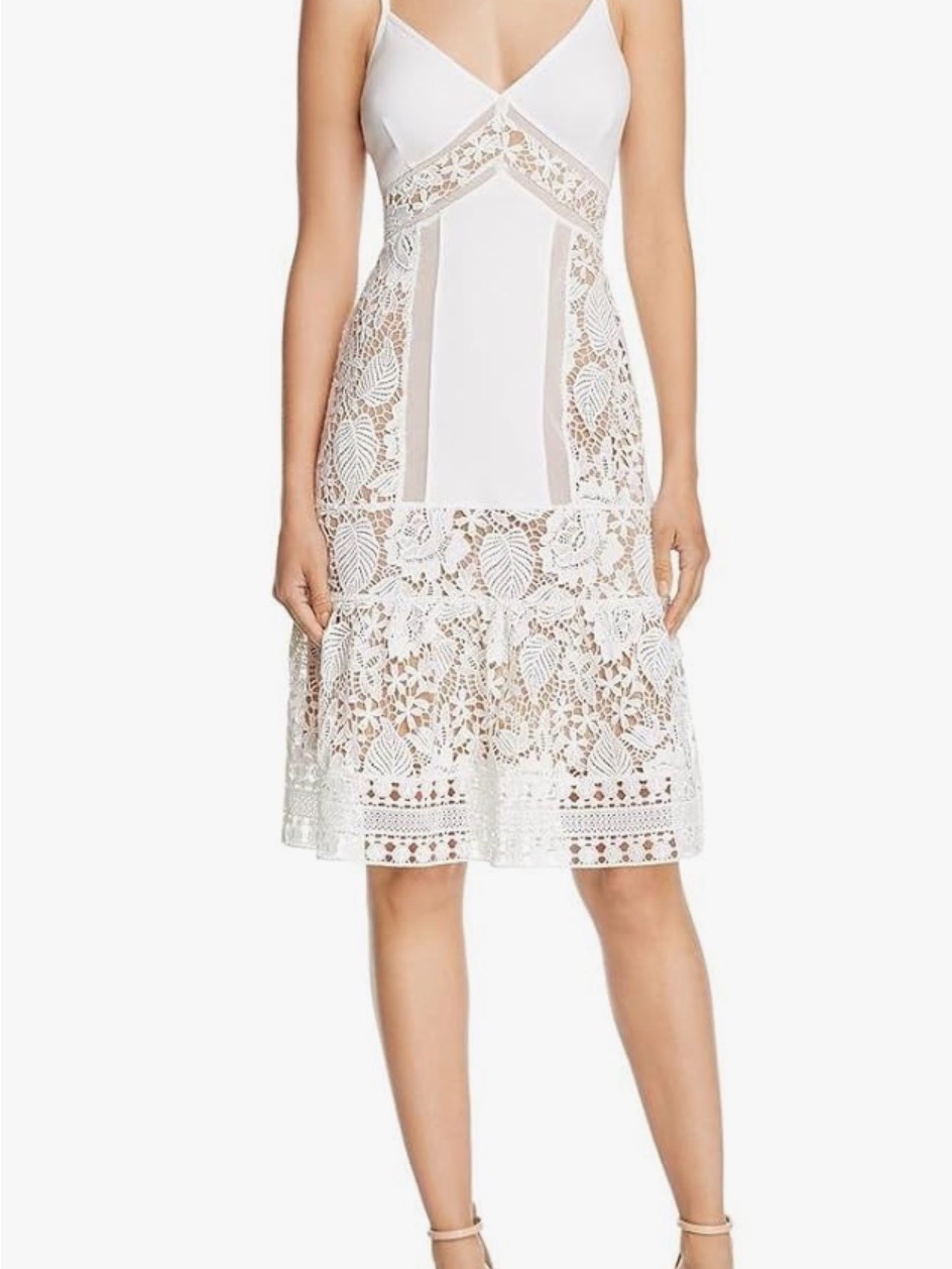 French Connection Shaka Layered Jersey Dress Size 2